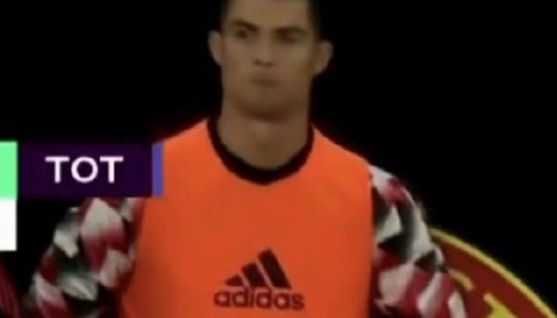 英超第12轮C罗替补未上场 提前离开球场