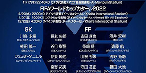 2022卡塔尔世界杯日本26人大名单一览