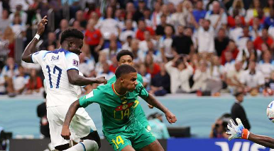 卡塔尔世界英格兰3-0塞内加尔 完胜晋级八强