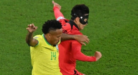 巴西4-1淘汰韩国晋级8强 内马尔进球