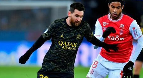 法甲第20轮：巴黎圣日耳曼1-1兰斯 内马尔挑射破门