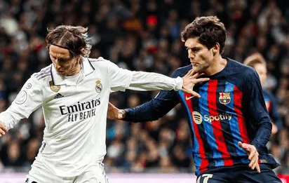 西班牙国王杯半决赛：皇家马德里0-1巴塞罗那 赛季遭巴萨双杀