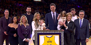 保罗加索尔球衣退役什么时候