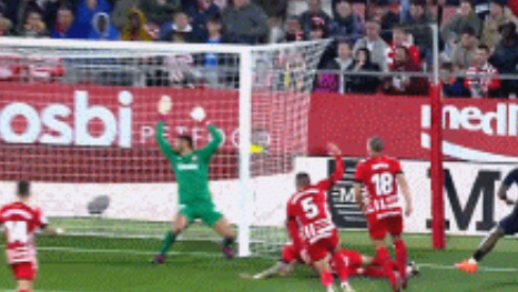 西甲第25轮：赫罗纳0-1马德里竞技 莫拉塔补时绝杀