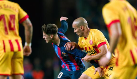 西甲第28轮：巴塞罗那0-0赫罗纳 狂轰18次射门未果