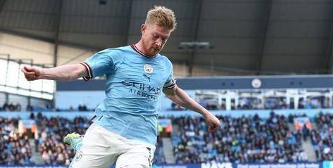 英超第33轮：曼城4-1阿森纳 丁丁两球、哈兰德创纪录