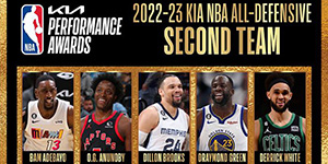 2022/2023NBA最佳防守二阵一览
