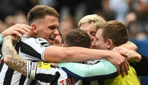 英超第25轮补赛:纽卡斯尔4-1布莱顿 特里皮尔助攻+造乌龙威尔逊传射