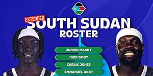 2023男篮世界杯南苏丹名单一览