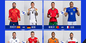 2024欧洲杯四分之一决赛赛程